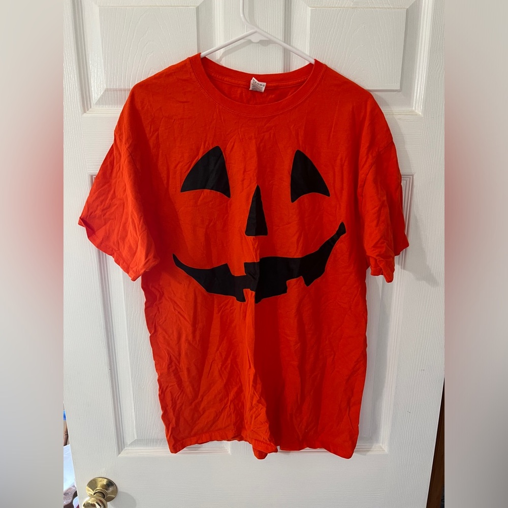 Jack-o-Lantern Orange Large T-Shirt